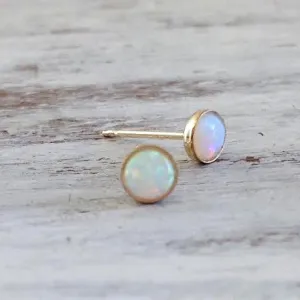 Opal Stud Earrings