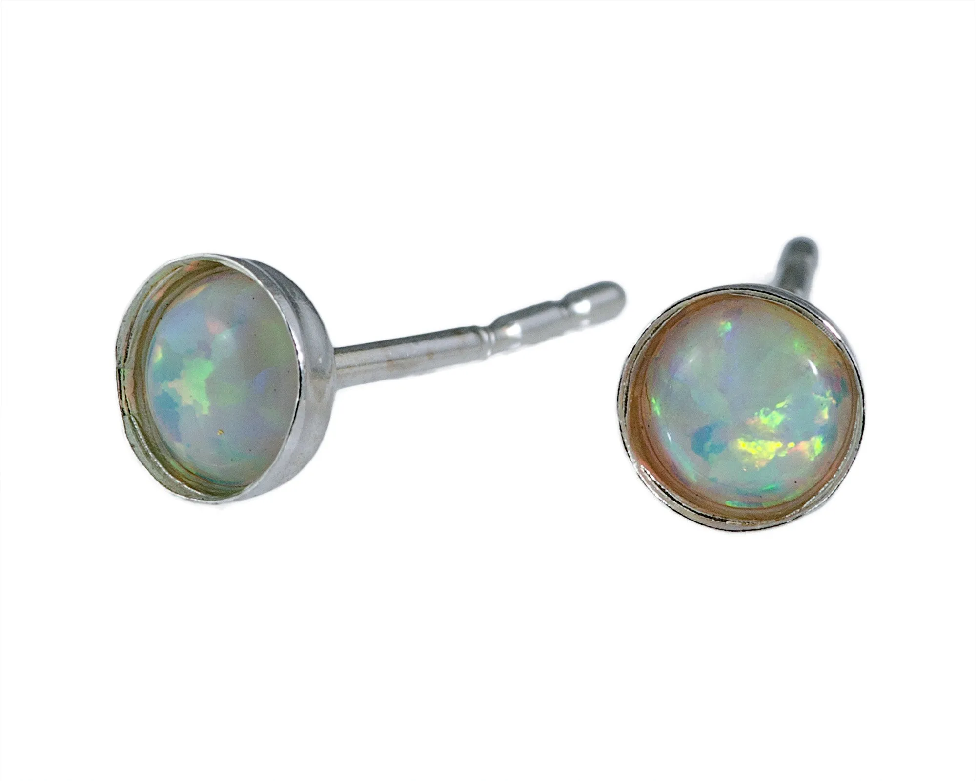 Opal Stud Earrings