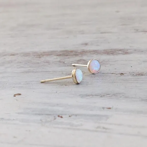 Opal Stud Earrings
