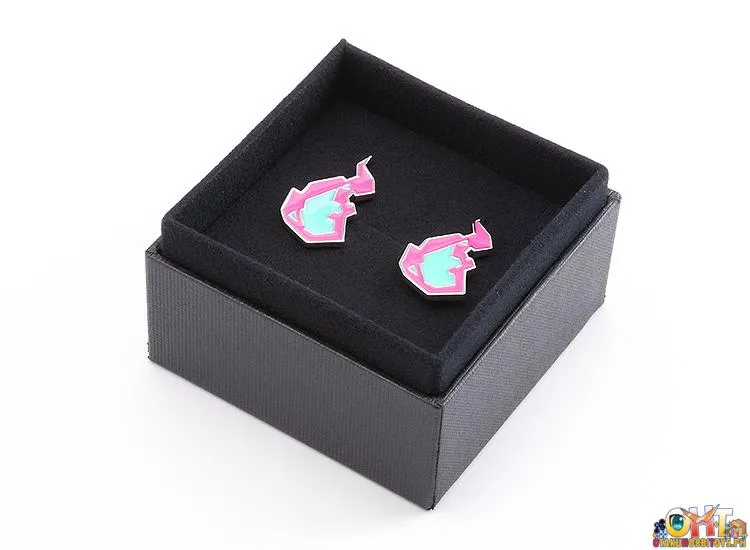 Orange Rouge Burnish Flare Clip-On Earrings