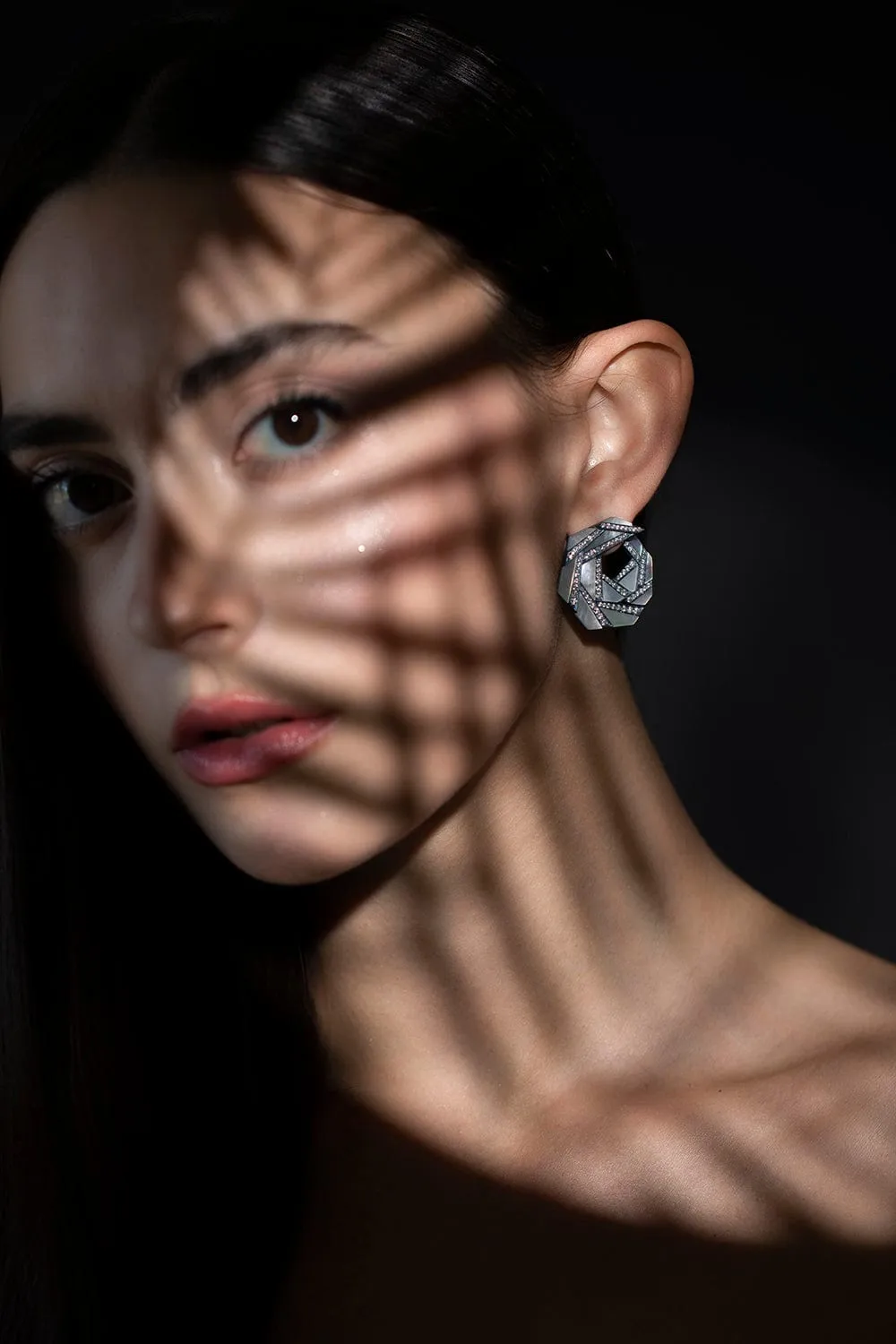 Origami Rose Earrings