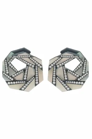 Origami Rose Earrings