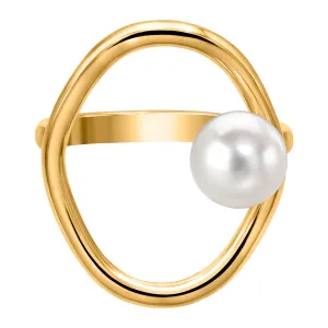 Oval Pearl Ring