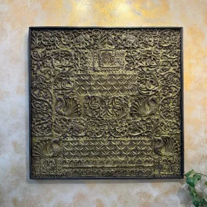 Panchhi Wooden Carved Panel