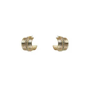 Patina Earrings Gold