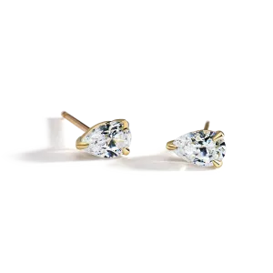 Pear Diamond Studs