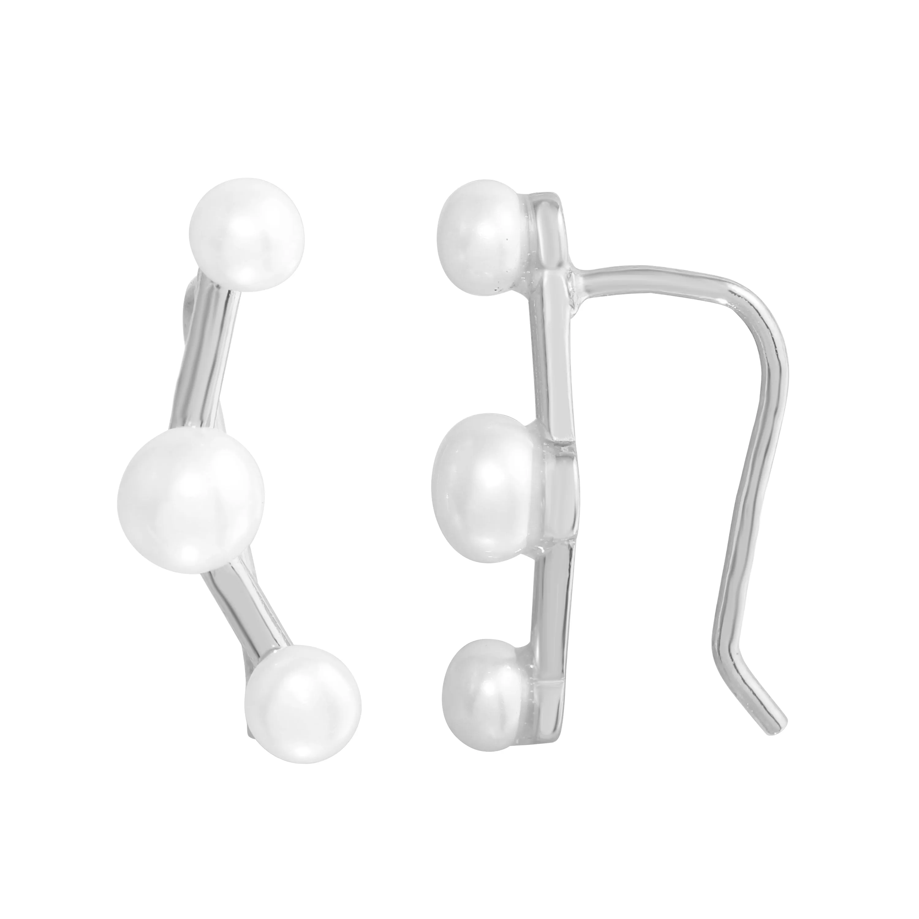 Pearl Ear climber Earrings