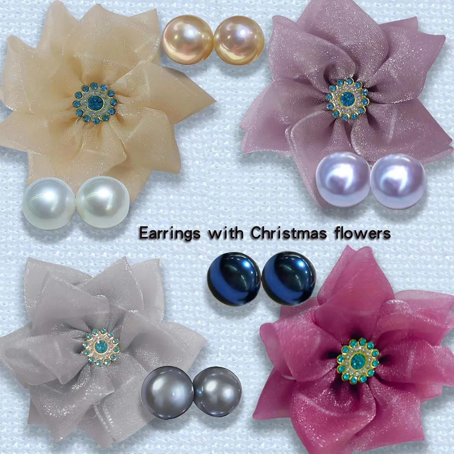 Pearl Earrings for women | Hypoallergenic Sterling silver studs Earrings with Genuine AAAAA Cultured Pearls8mm-10mm,Pearl studs Earrings