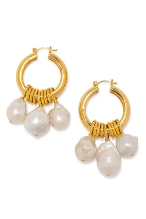 Pearl Fringe Earrings
