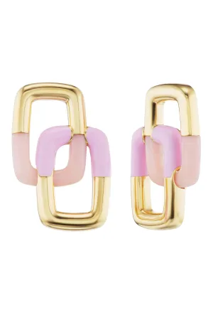 Peggy Pink Opal Stud Earrings