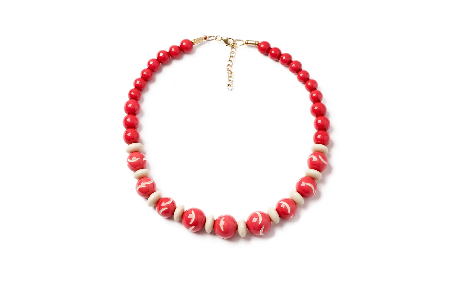 Petal Cream Drop Hoop Earrings