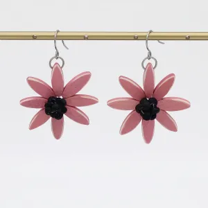 Pink Amaya Flower Earrings