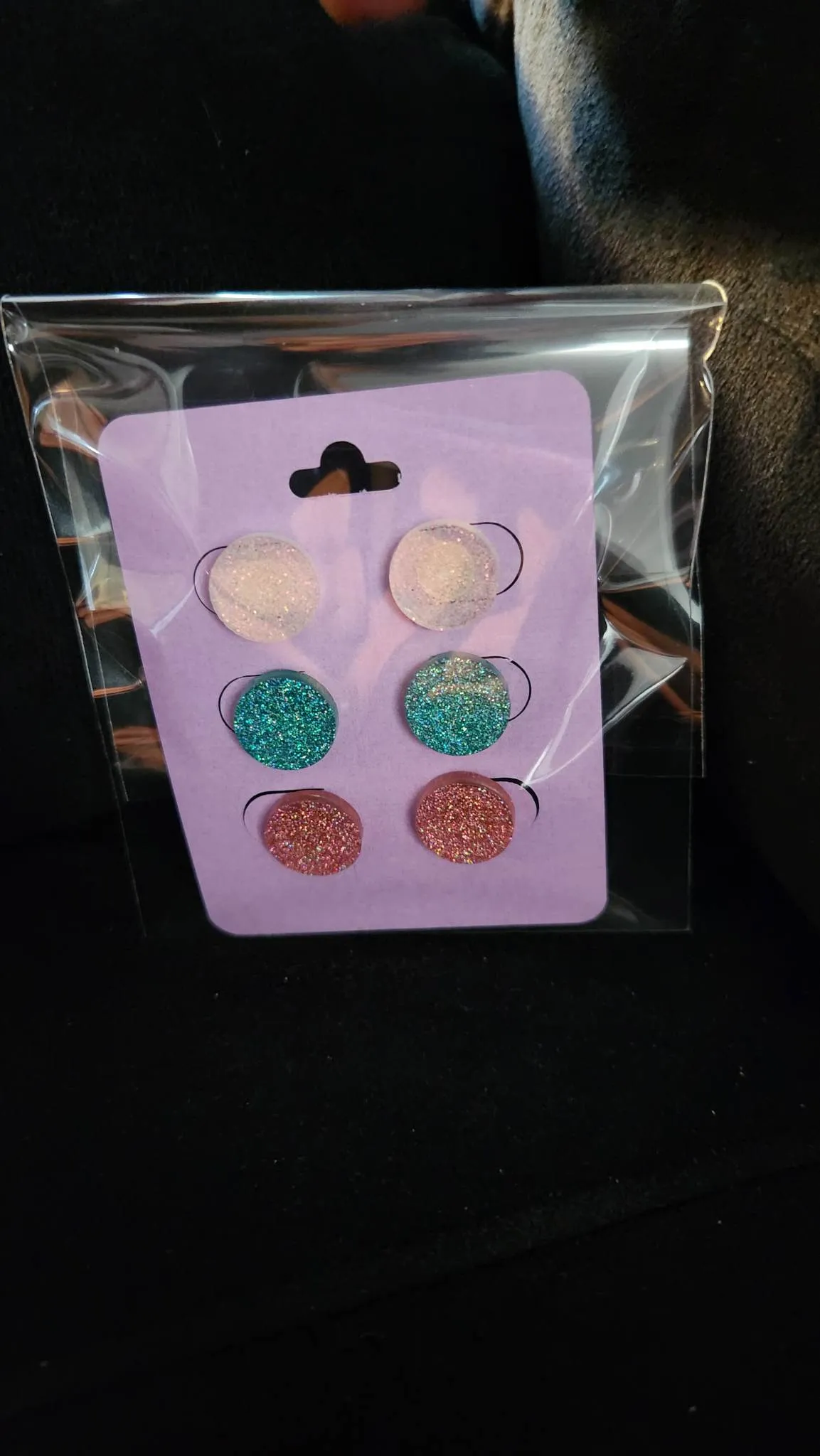 Pre Made 3pkt Resin Earrings