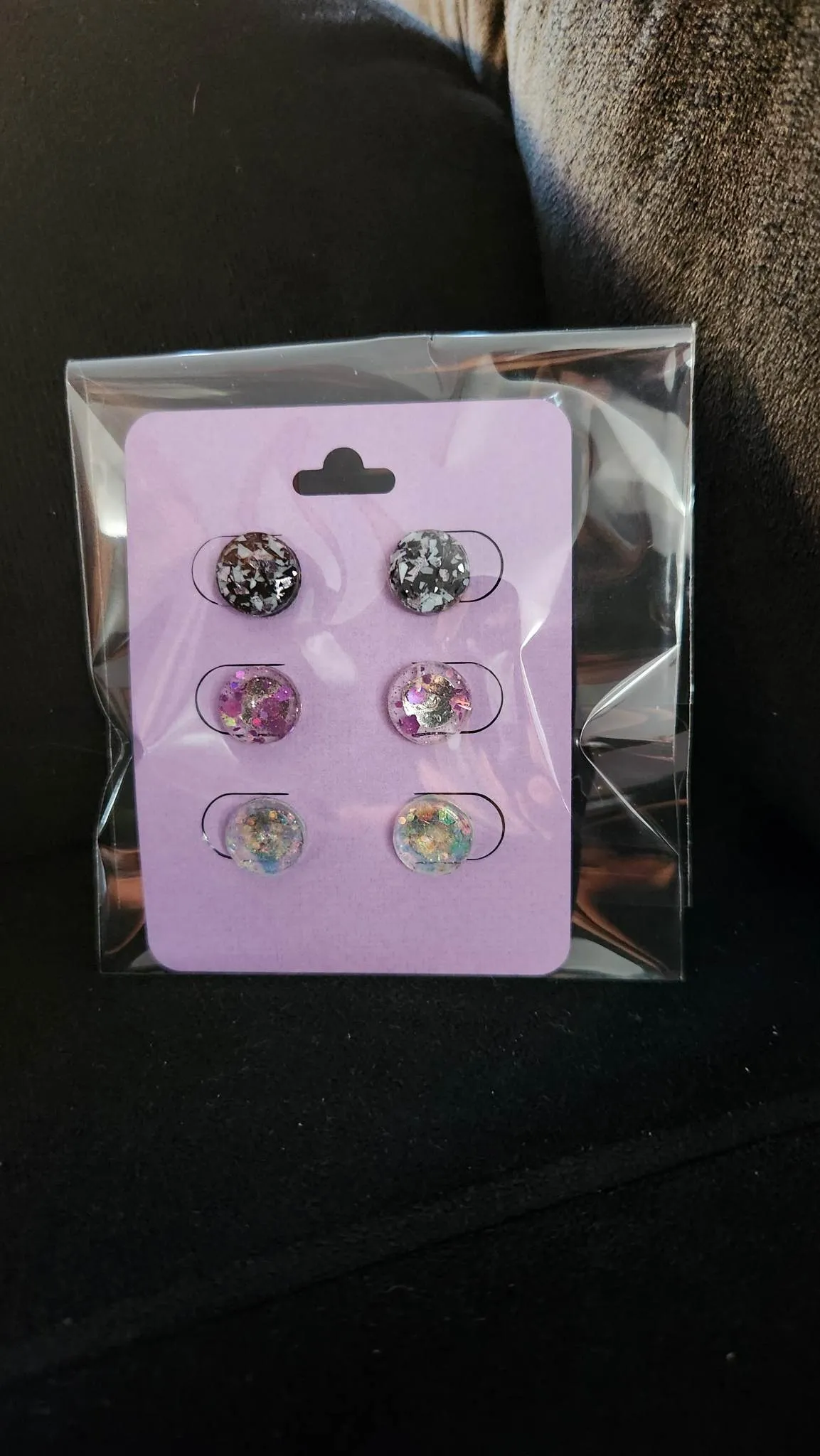 Pre Made 3pkt Resin Earrings