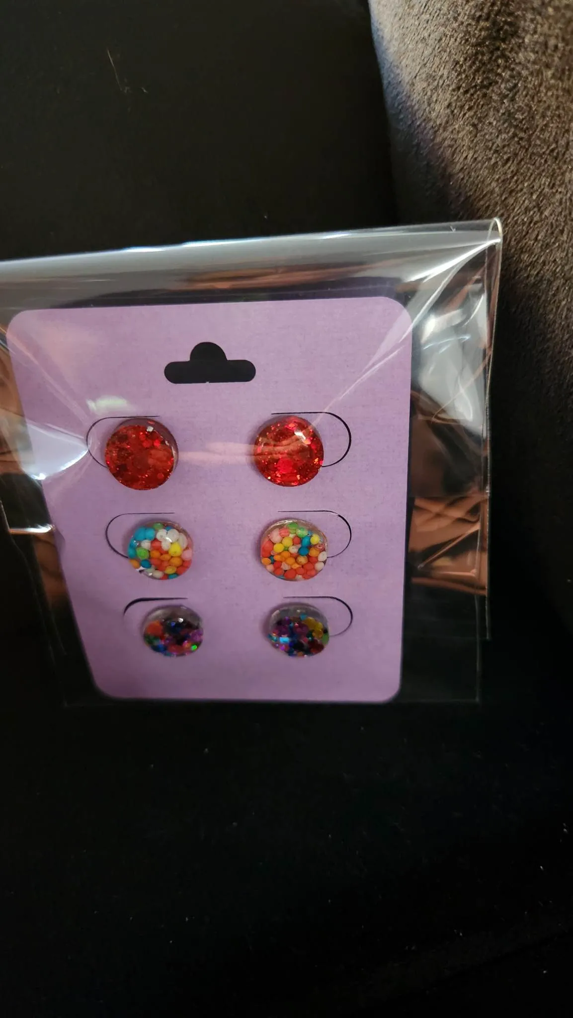 Pre Made 3pkt Resin Earrings