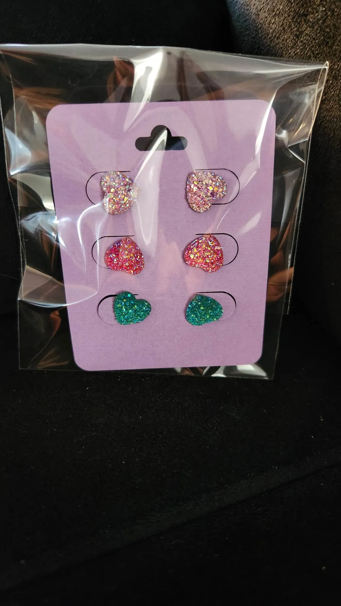 Pre Made 3pkt Resin Earrings
