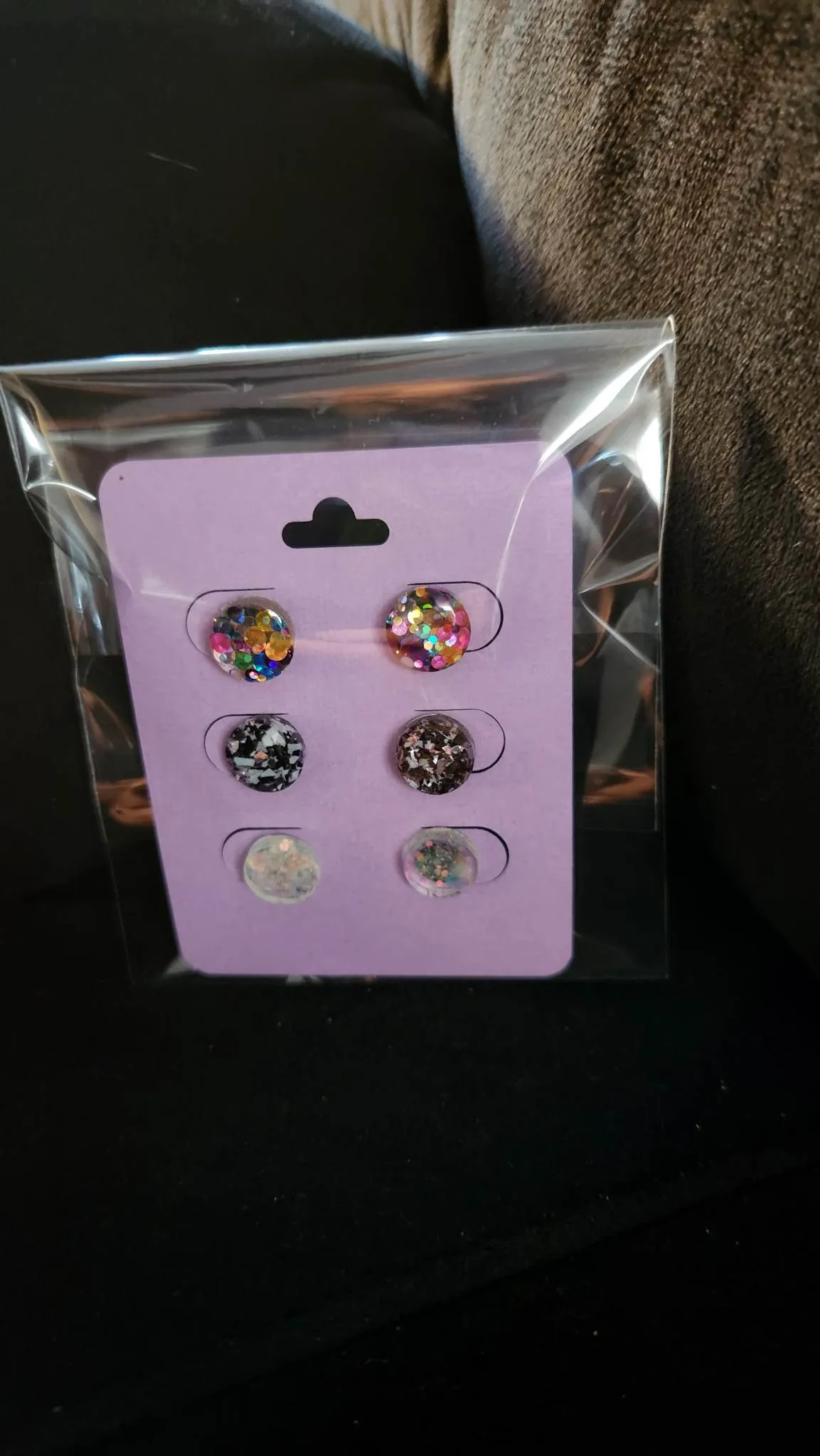 Pre Made 3pkt Resin Earrings
