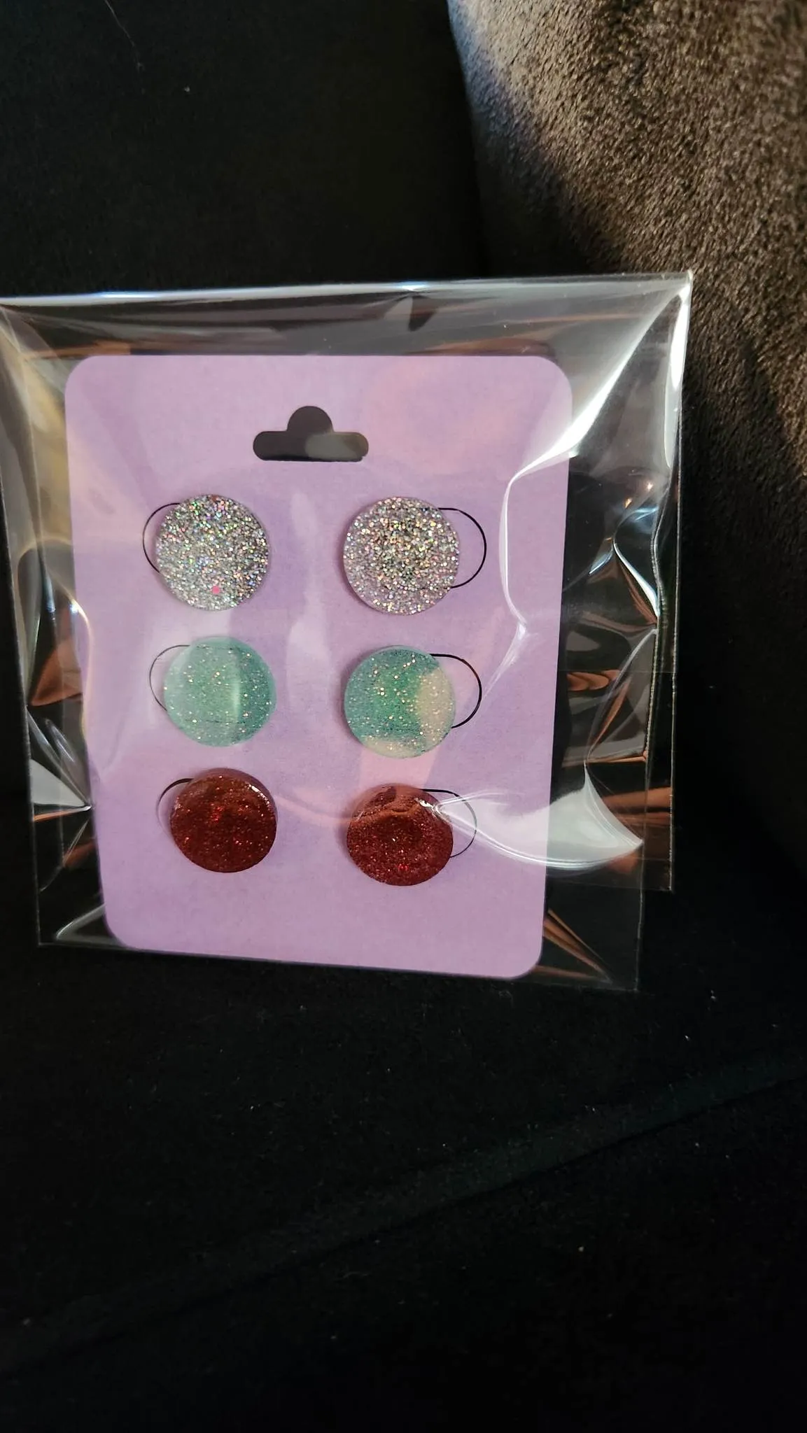 Pre Made 3pkt Resin Earrings