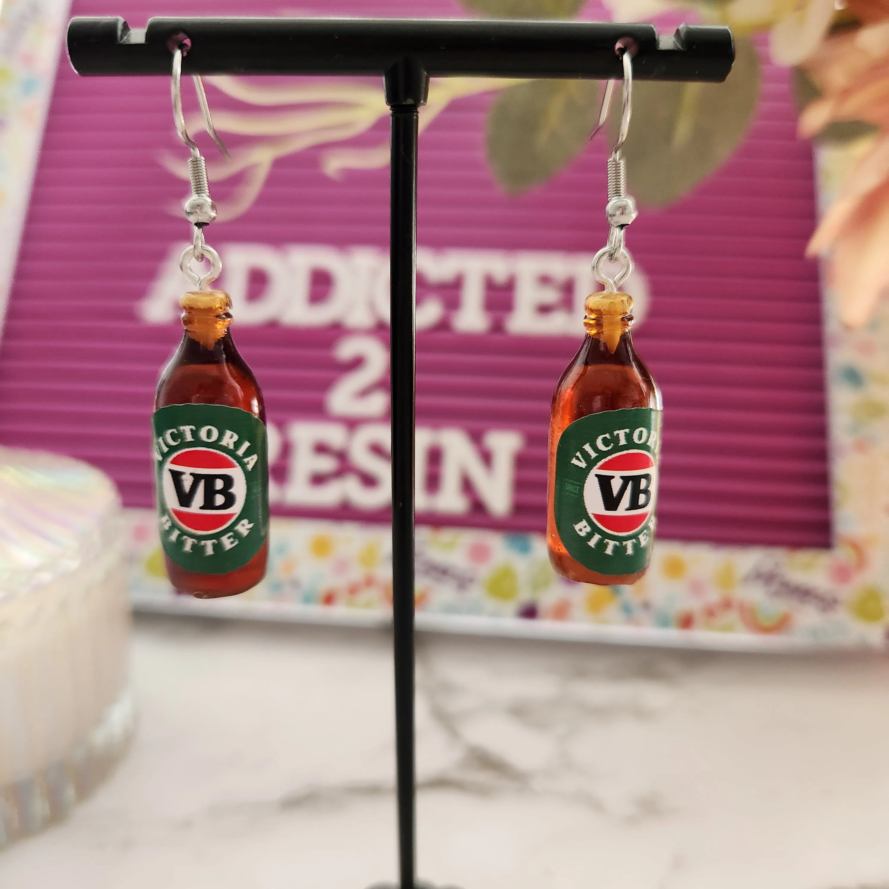 Pre Made Drink  Earrings