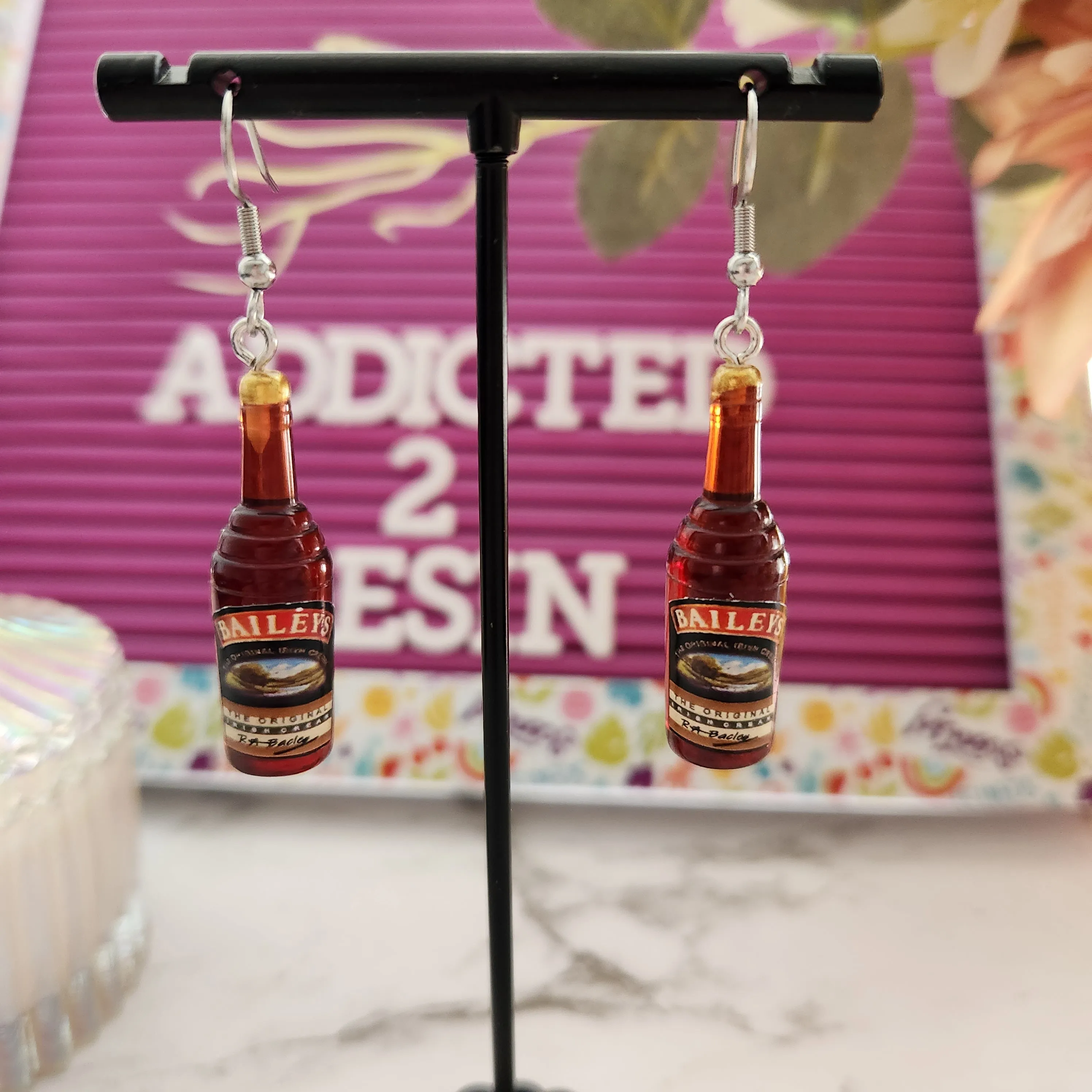 Pre Made Drink  Earrings