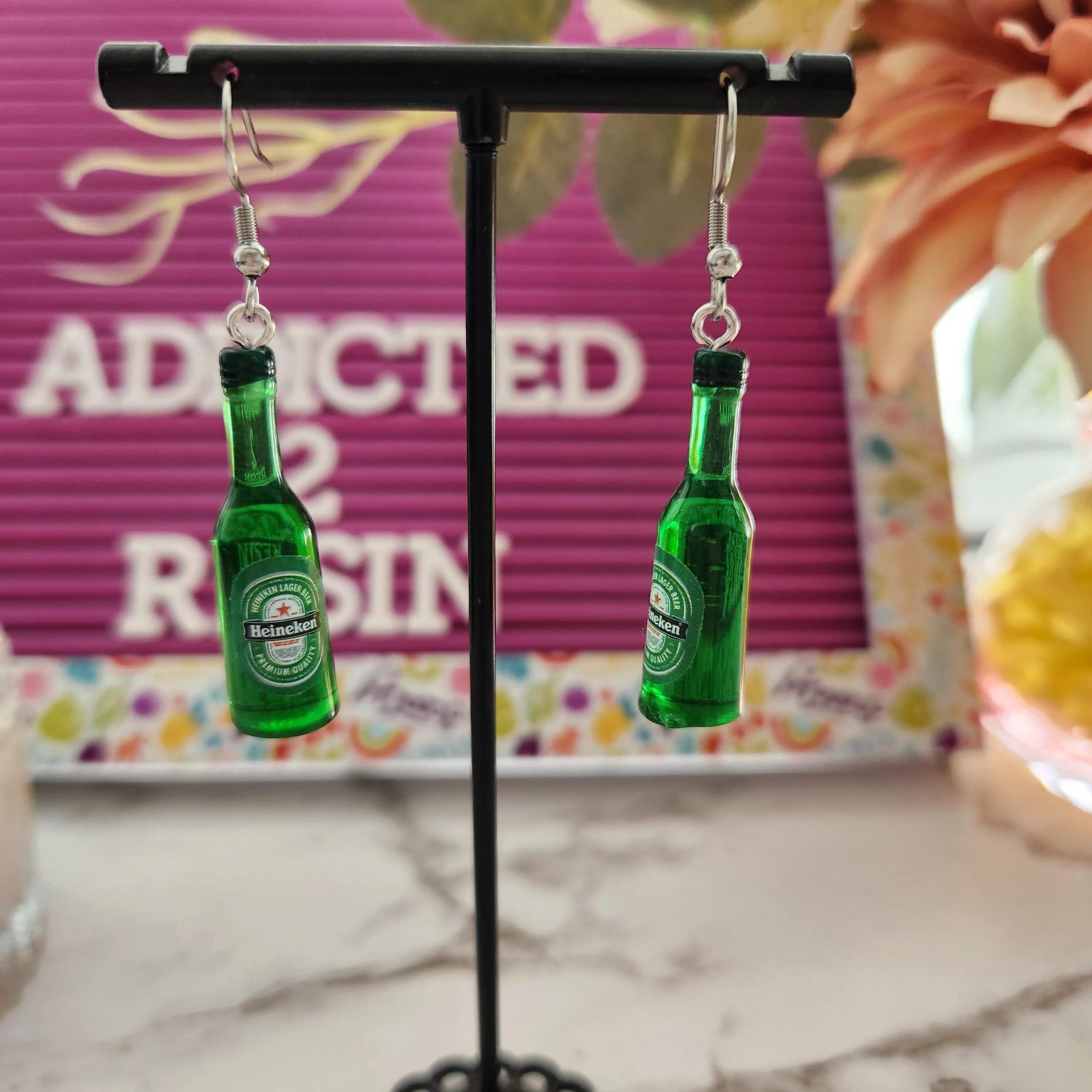 Pre Made Drink  Earrings