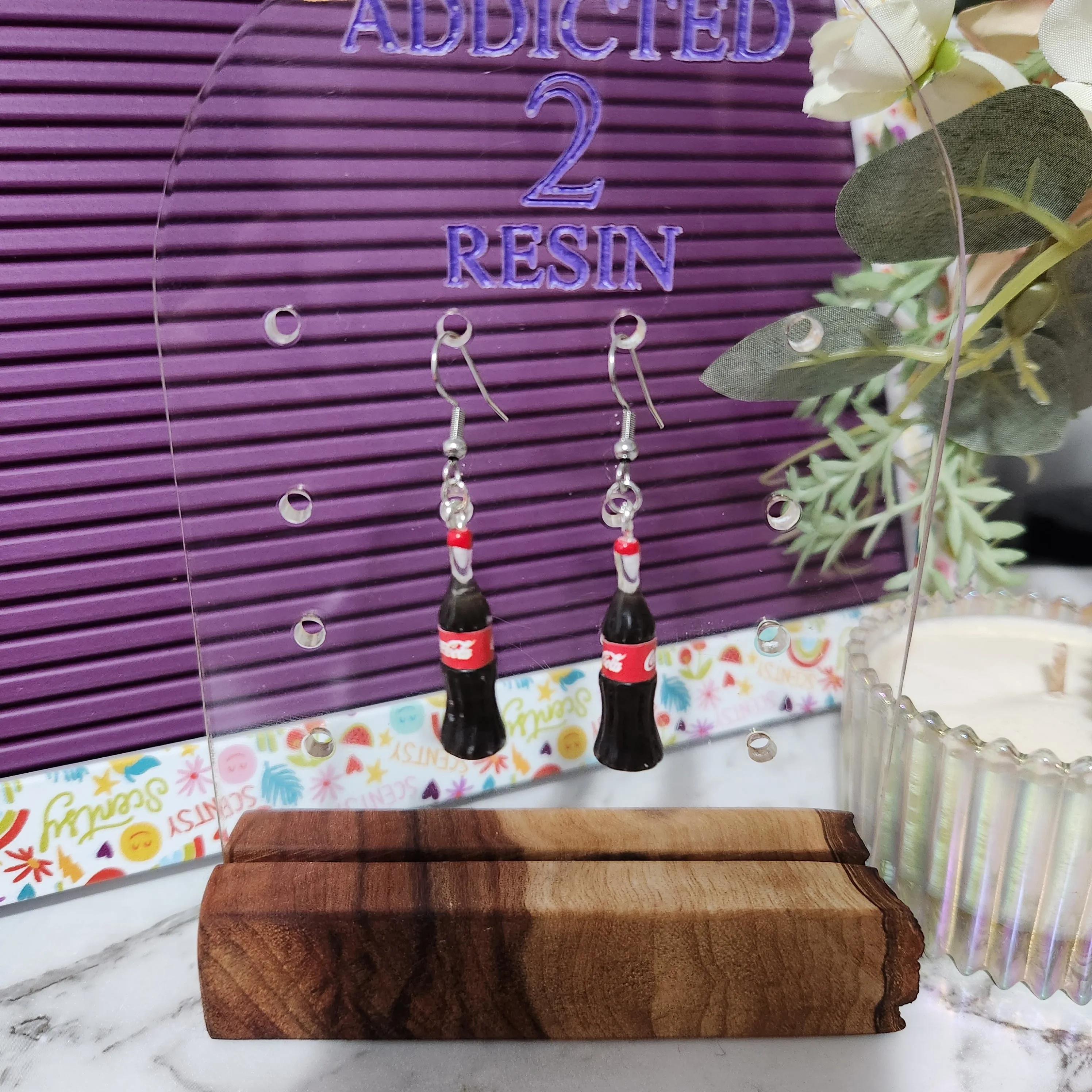 Pre Made Drink  Earrings
