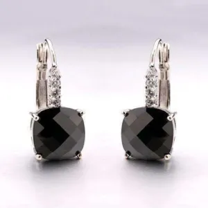 Pure - IOBI Crystals Black Ice Drop Earrings