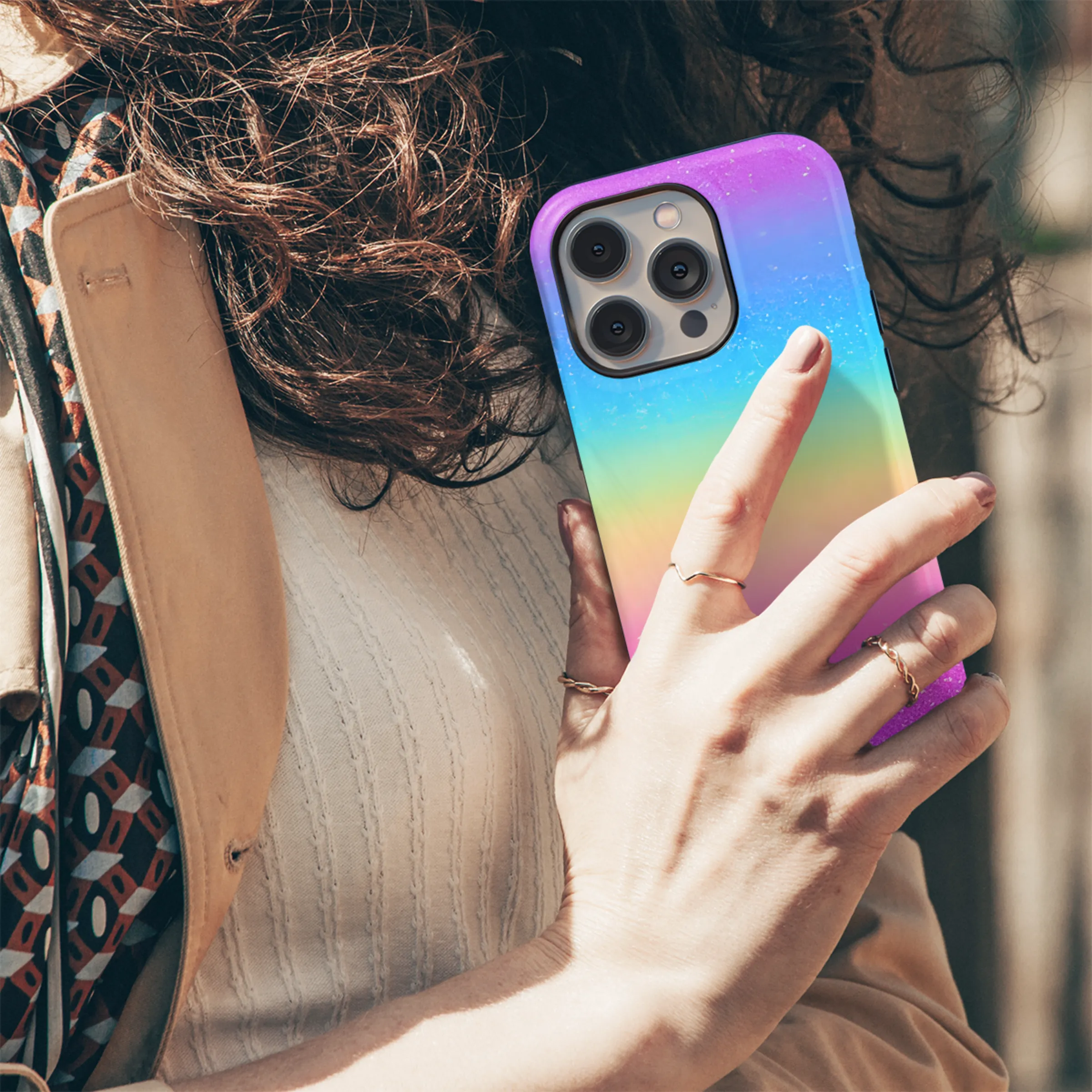 Rainbow Phone Case iPhone Samsung Cover Pixel 3861