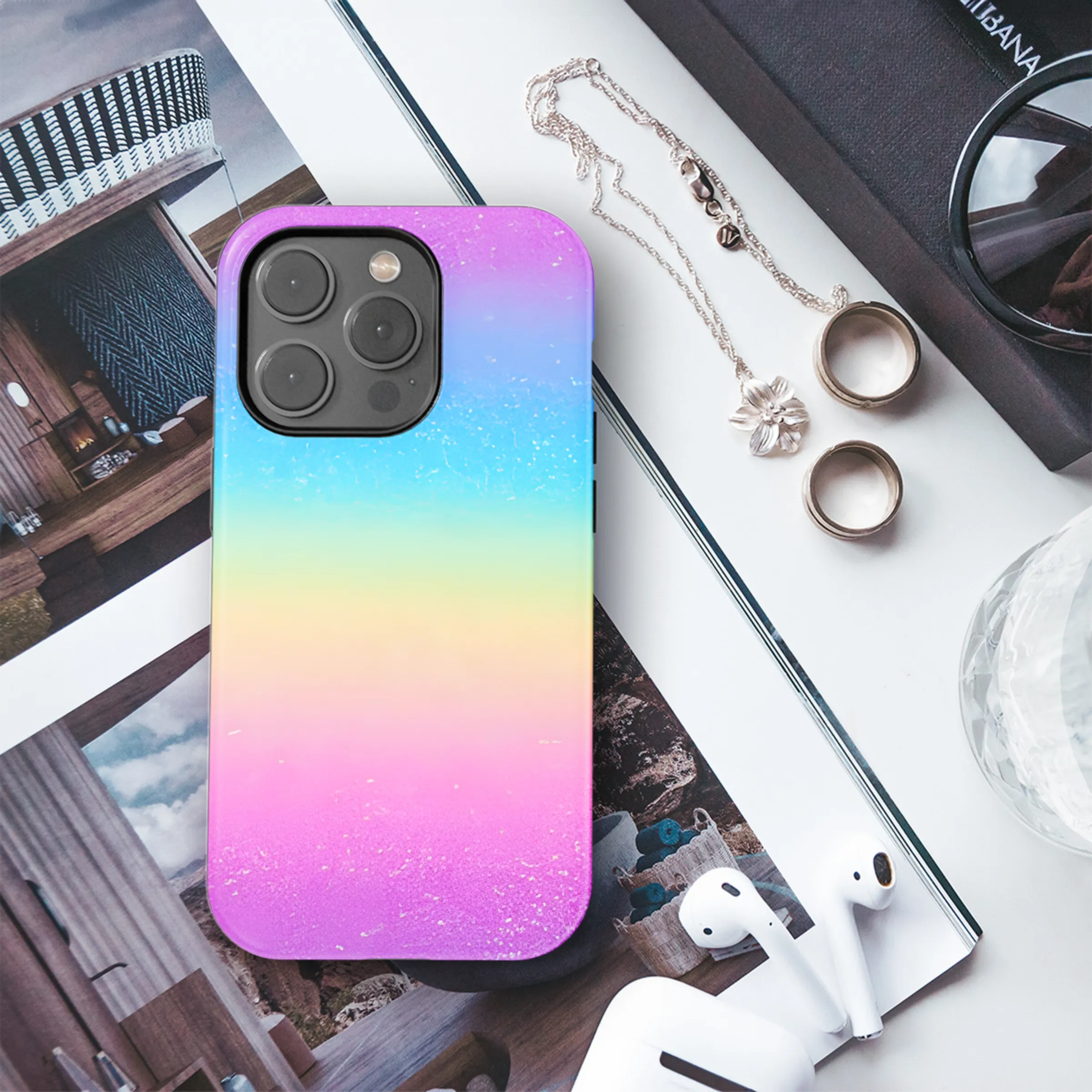 Rainbow Phone Case iPhone Samsung Cover Pixel 3861