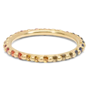 Rainbow Rita Ring - Size 5 - 9734