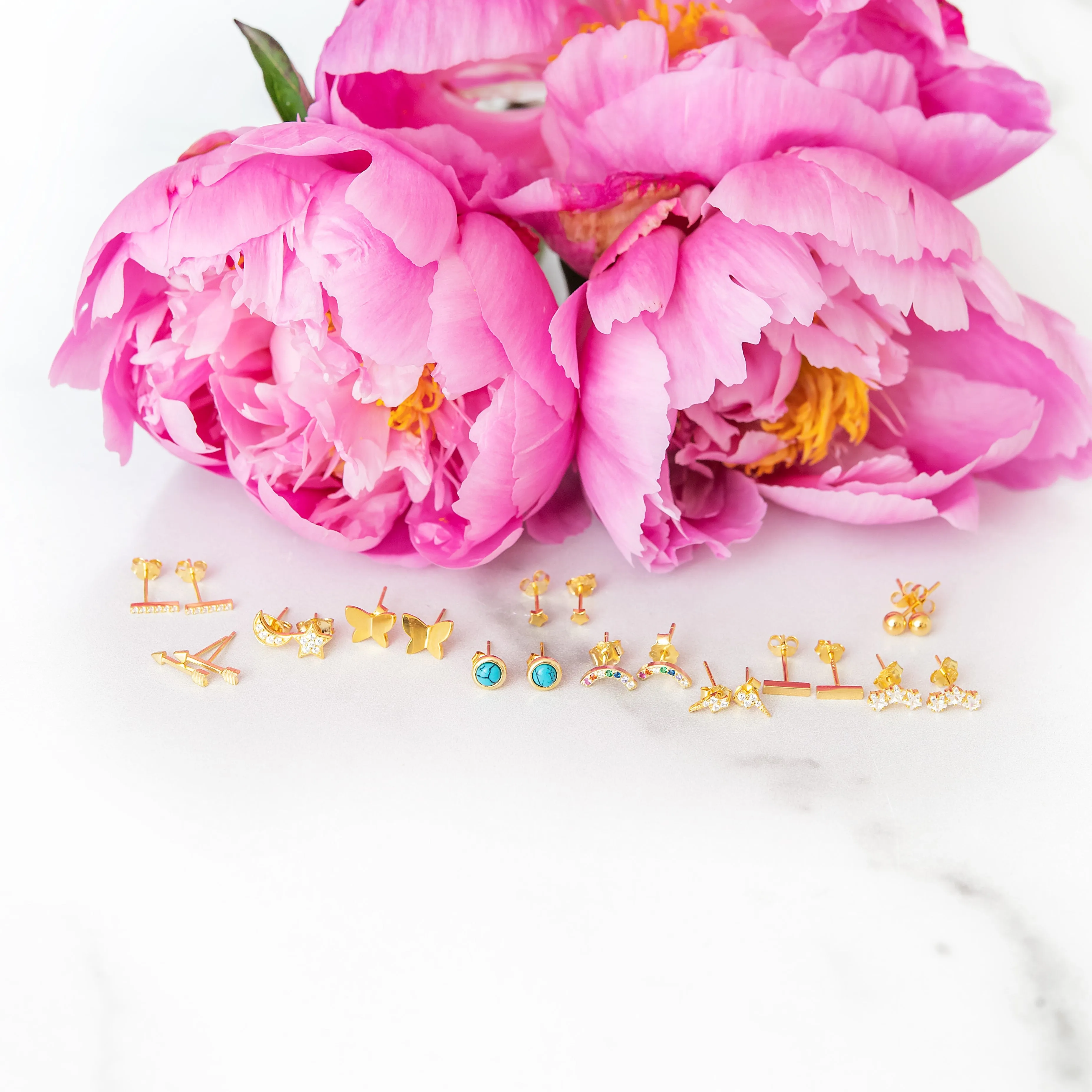 Rainbow Studs