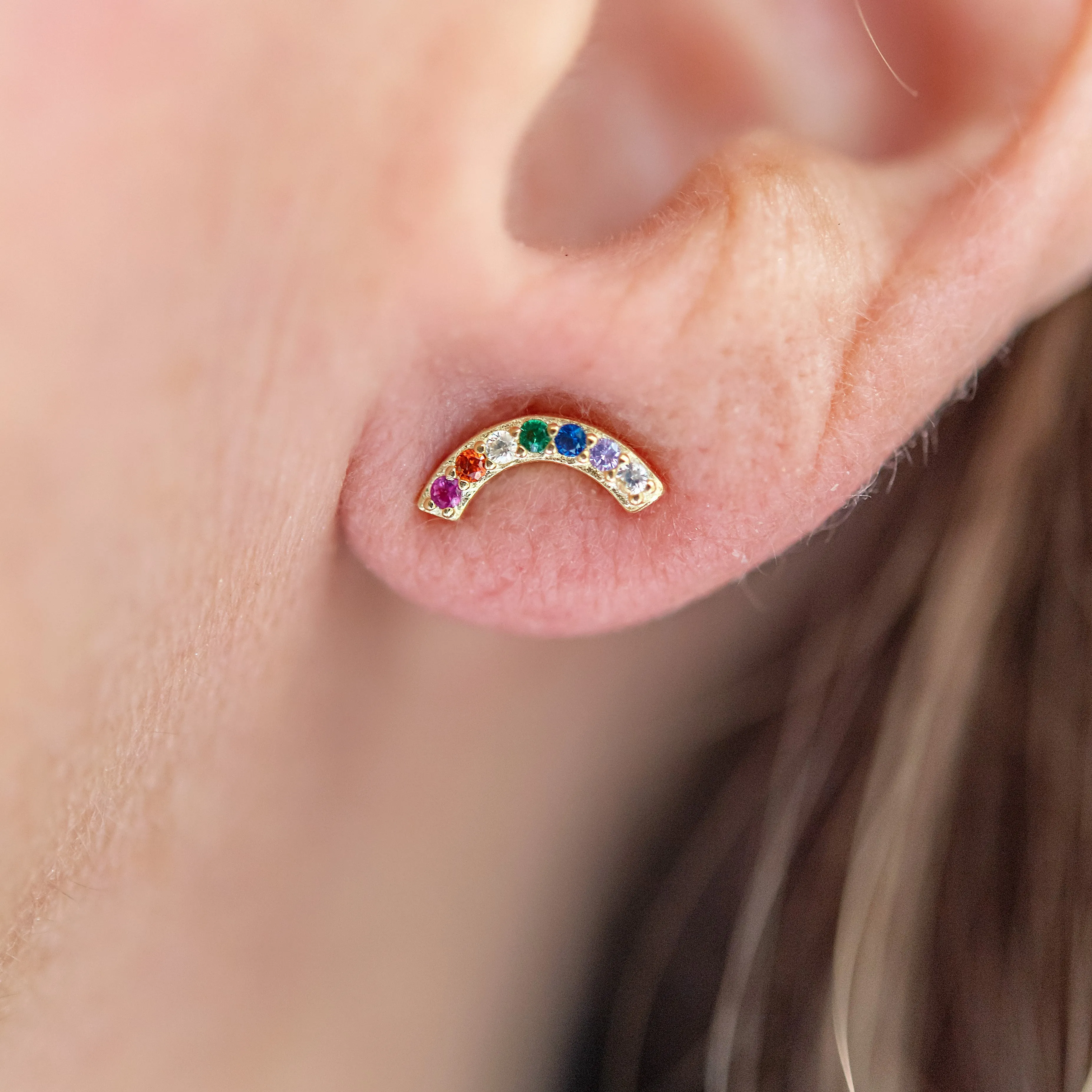 Rainbow Studs