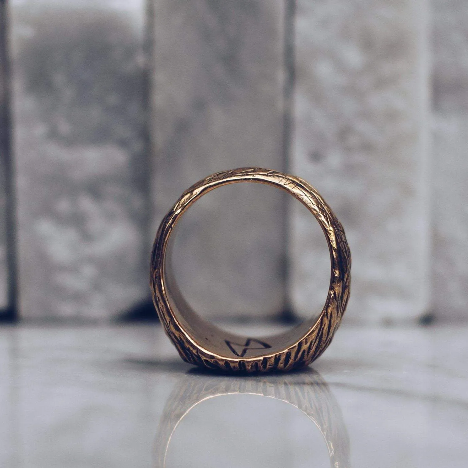 RAW ROSE RING | BRASS