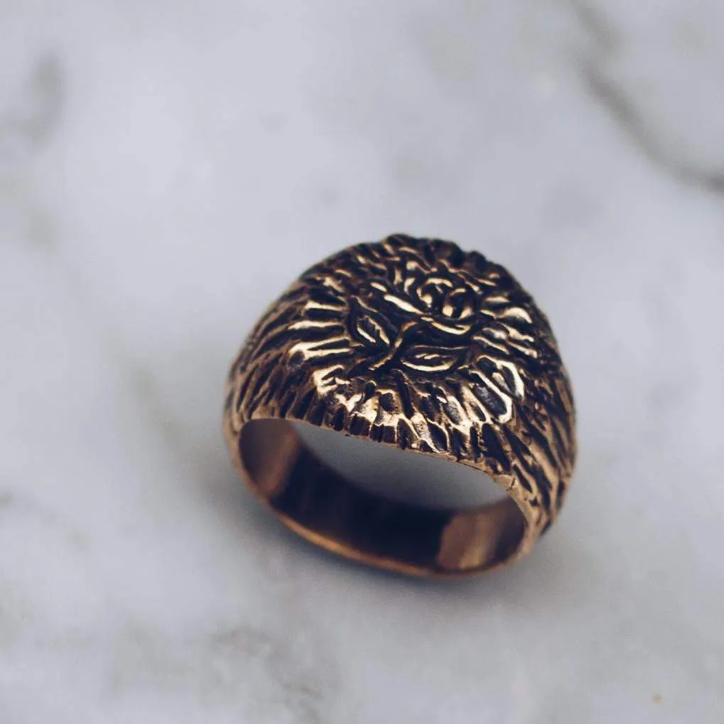 RAW ROSE RING | BRASS