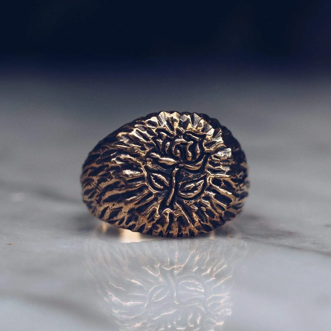 RAW ROSE RING | BRASS