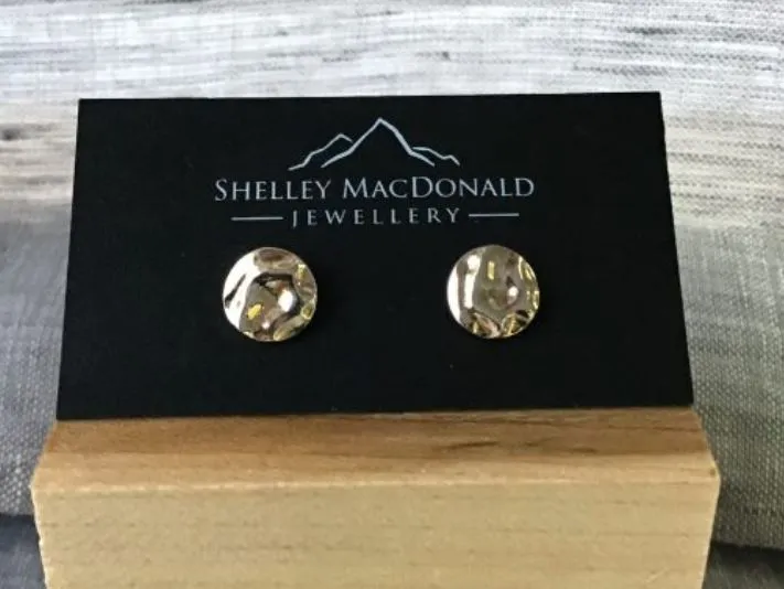 Reticulated Stud Earrings Small