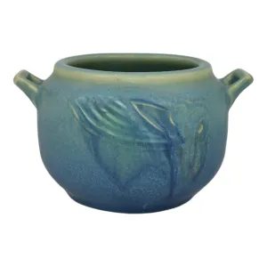 Rookwood 1914 Vintage Arts And Crafts Pottery Carved Blue Ceramic Vase 2083 Todd