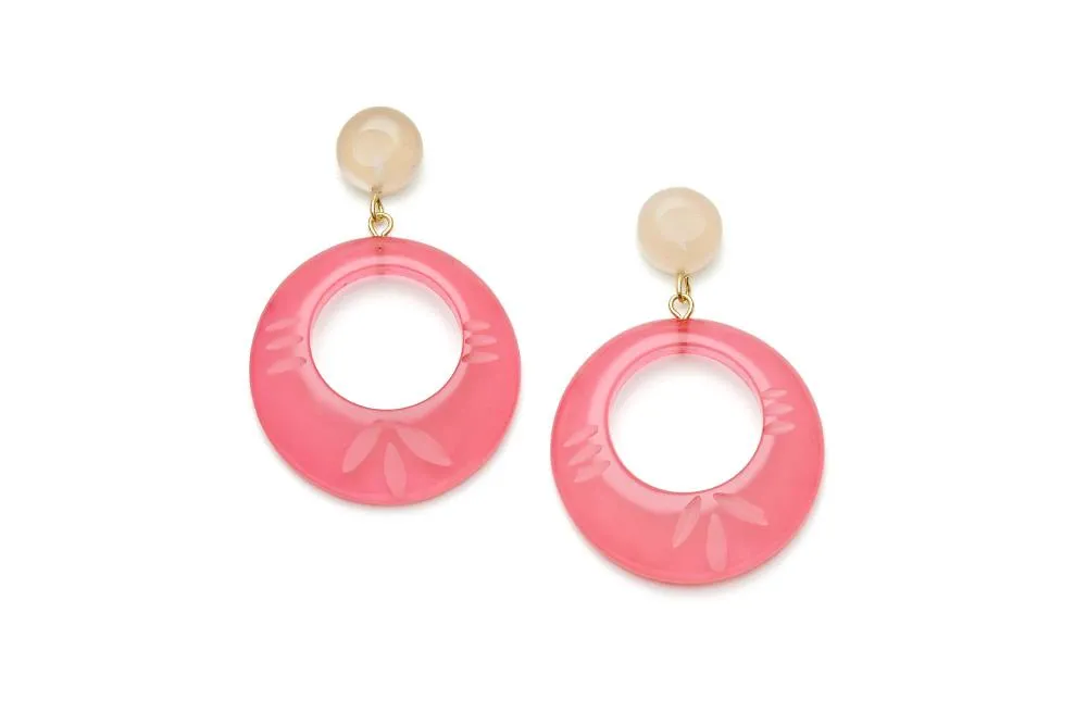 Rose Fakelite Bead Necklace