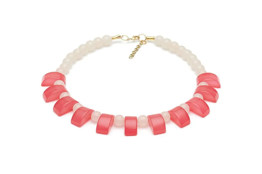 Rose Fakelite Hoop Earrings