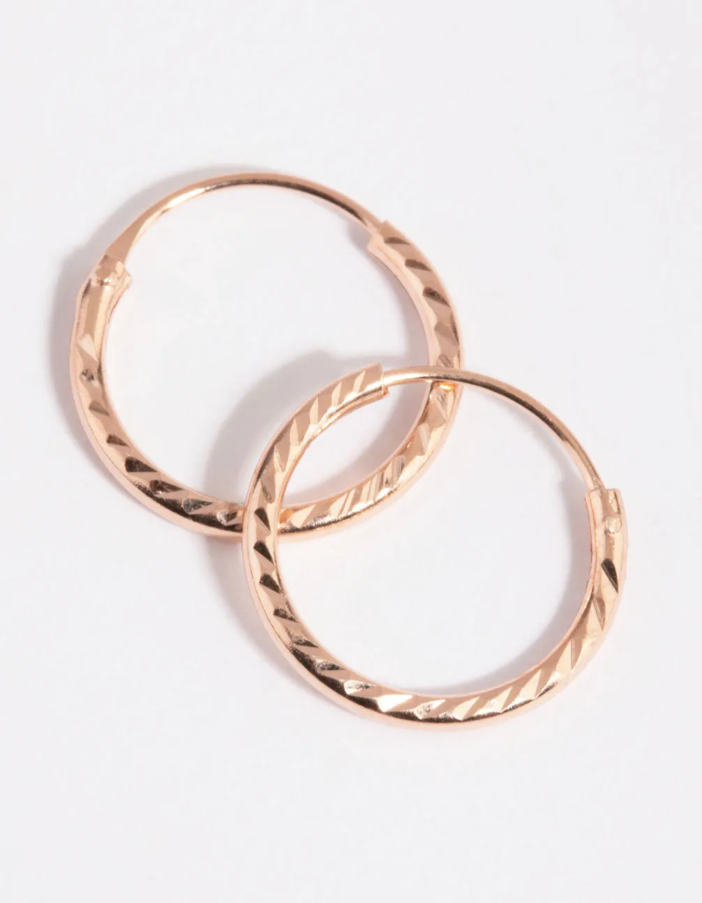 Rose Gold Plated Sterling Silver Stud & Hoop Earring Pack