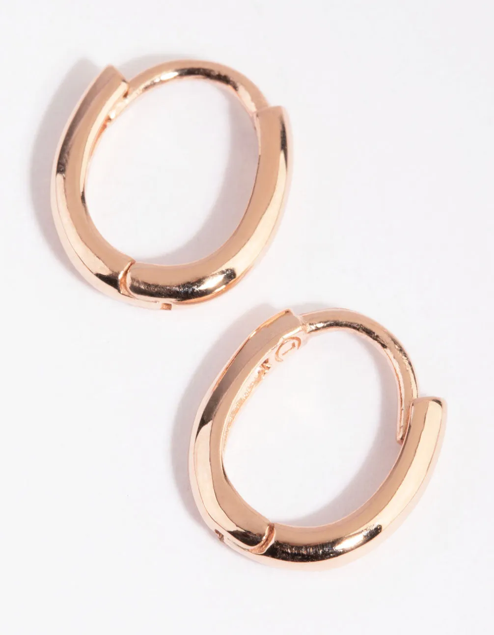 Rose Gold Plated Sterling Silver Stud & Huggie Earring Pack