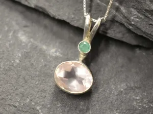 Rose Quartz Pendant - GENUINE Rose Quartz - Pink Pendant