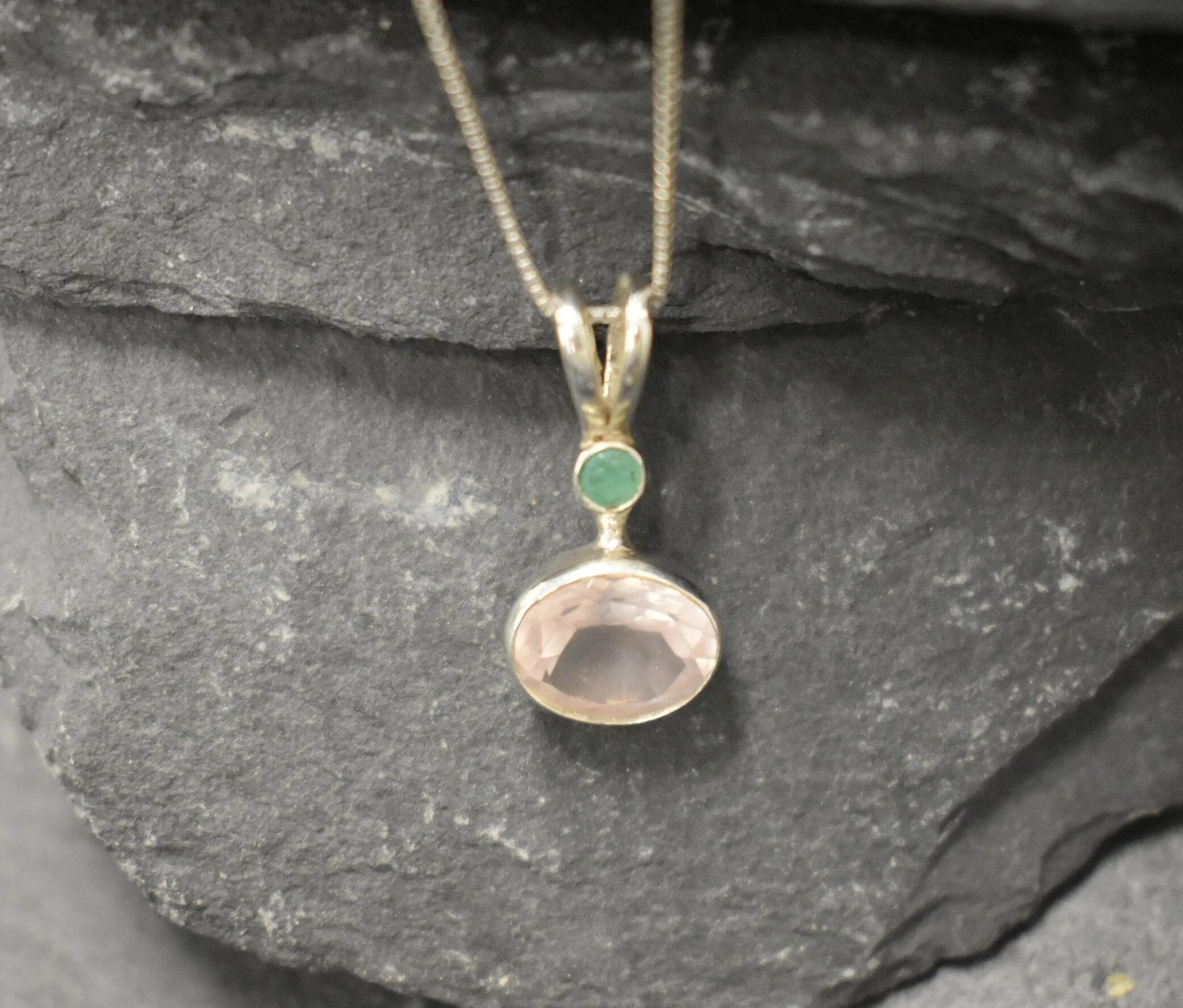 Rose Quartz Pendant - GENUINE Rose Quartz - Pink Pendant