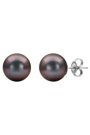 Round Akoya Pearl Studs - 8mm