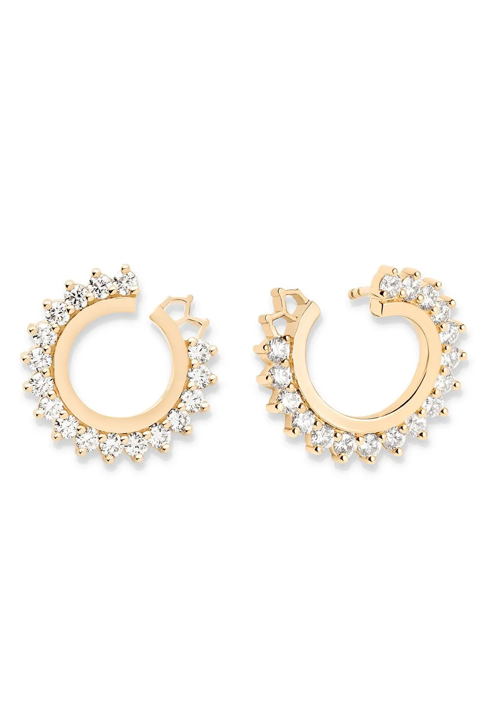 Round Diamond Earrings