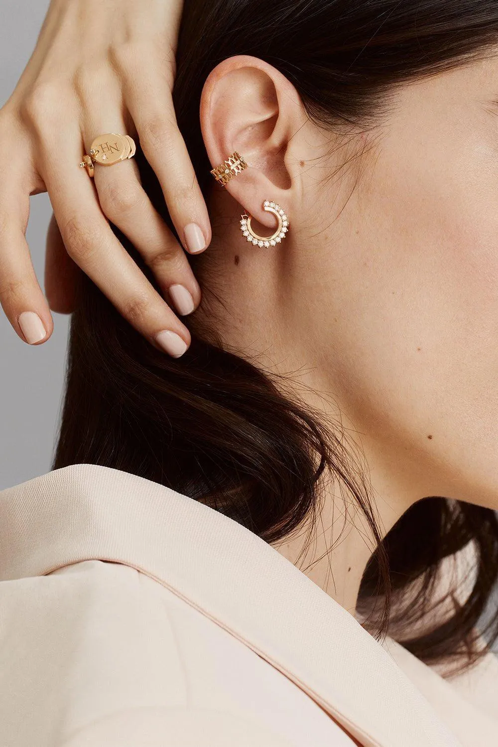 Round Diamond Earrings