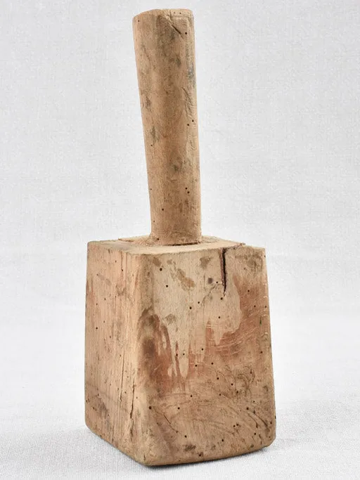 Rustic vintage wooden pestle 9¾"