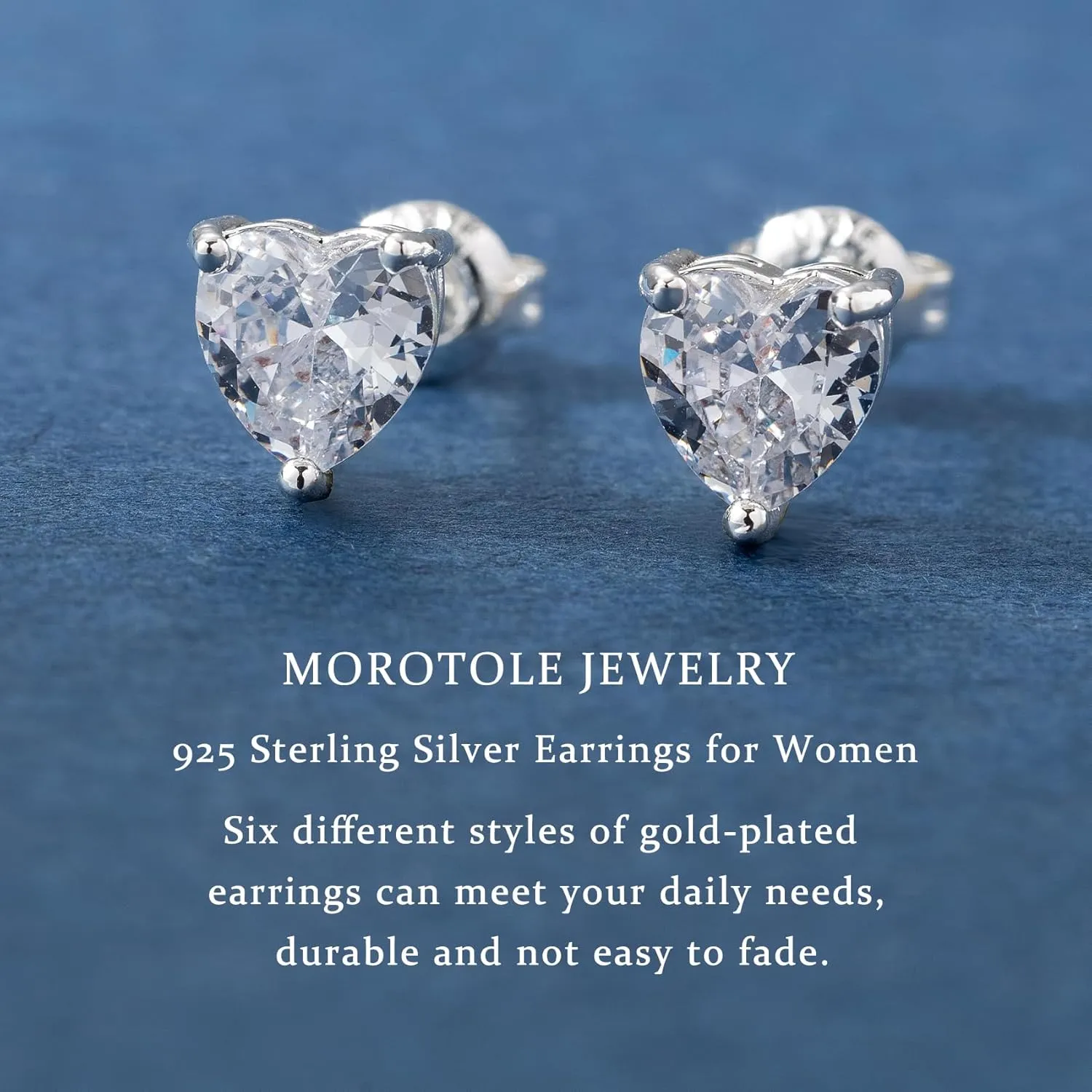 S925 Sterling Silver Stud Earrings for Women Men Small Stud Earrings Set for Multiple Piercing Hypoallergenic Ball Cubic Zirconia Stud Pearl Earrings for women 3/4/5/6/7mm Stackable Studs Women Gift