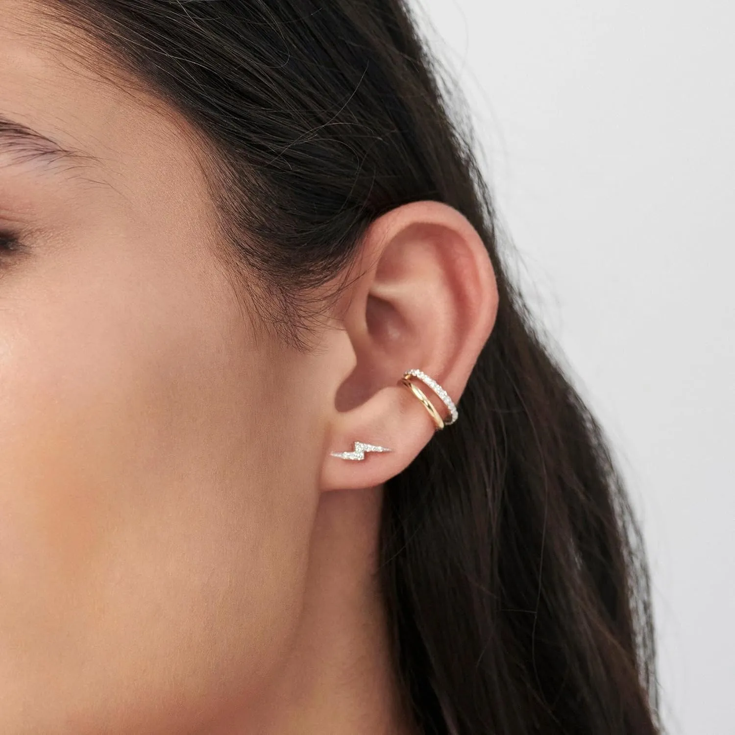 S925 Sterling Silver Stud Earrings for Women Men Small Stud Earrings Set for Multiple Piercing Hypoallergenic Ball Cubic Zirconia Stud Pearl Earrings for women 3/4/5/6/7mm Stackable Studs Women Gift