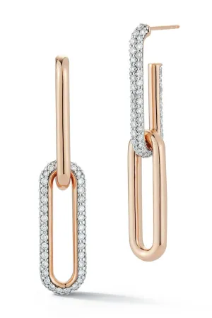 Saxon Mix Matched Link Earrings